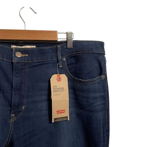 Levi's 315 Shaping Bootcut Jeans Dark Wash Size 22W NWT - Picture 3 of 6